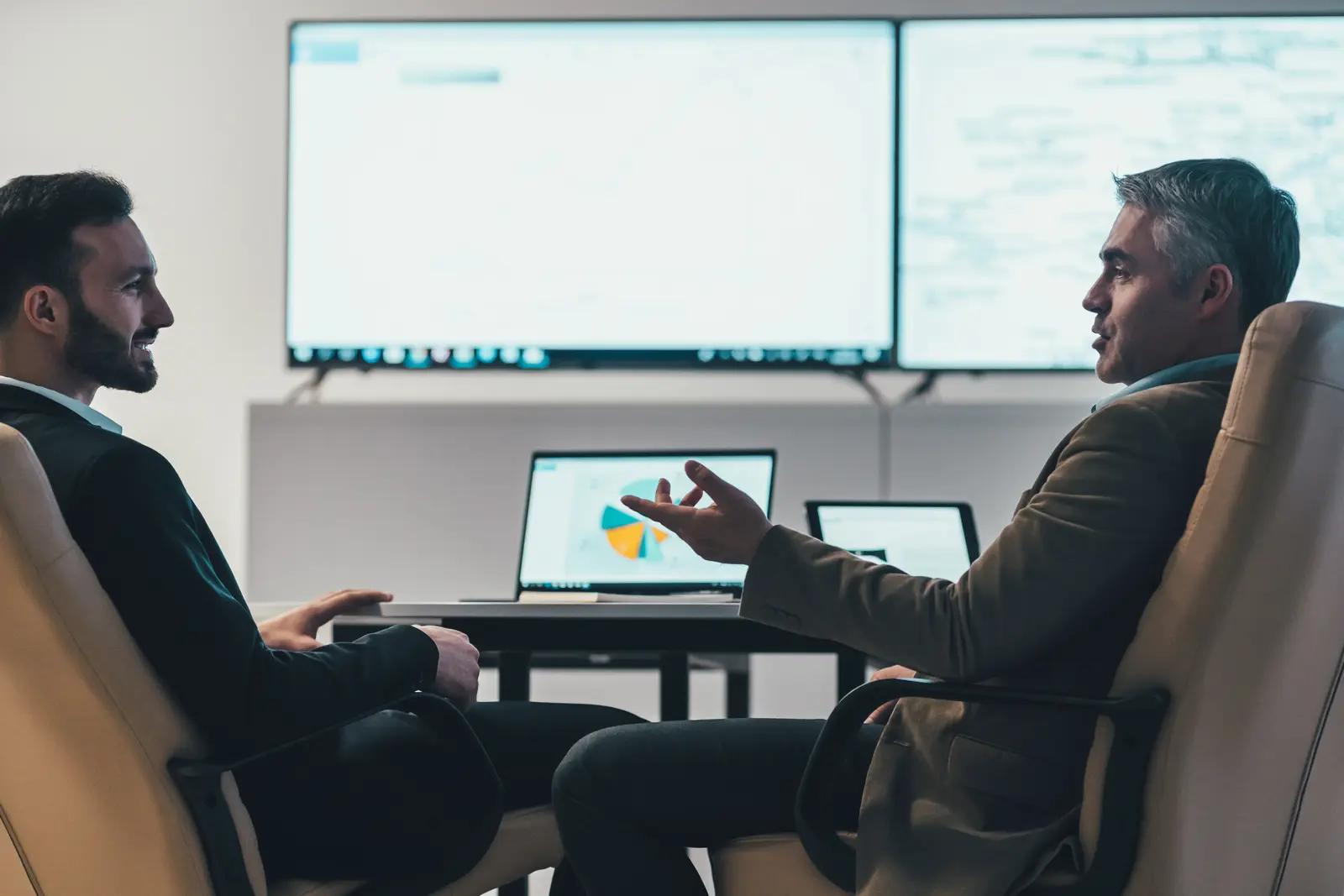 Team collaborating on strategy